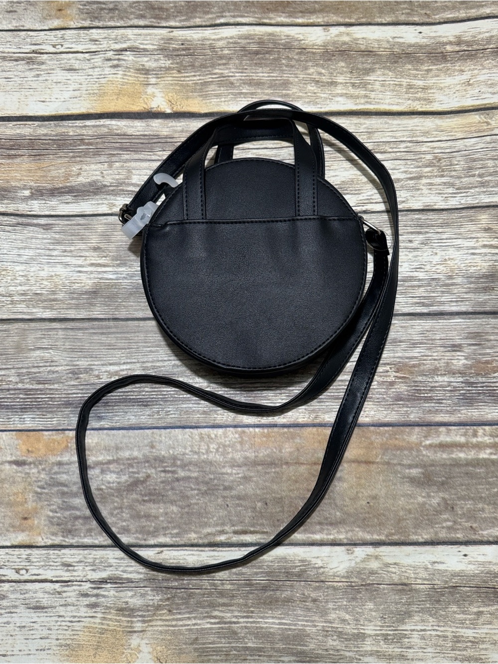 No Boundaries Black Round Crossbody Bag